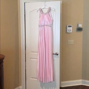 NWOT Pink Sequin Princess Prom Bridesmaid Dress